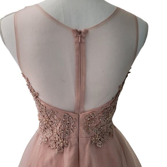 NWT Short Mauve Pink Dress Size 4 - Picture 4 of 7